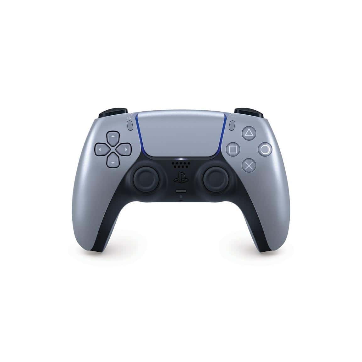 PlayStation 5 DualSense wireless controller with haptic feedback and adaptive triggers.