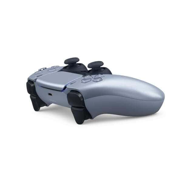 PlayStation 5 controller for gaming, ergonomic design, wireless connection.