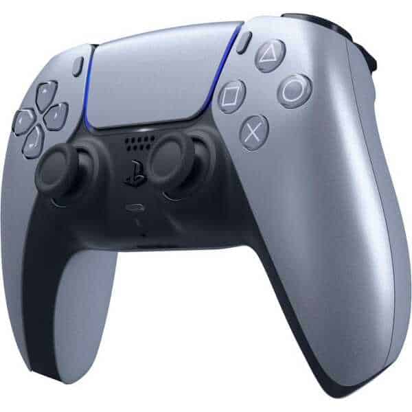 DualSense wireless controller for PlayStation 5 with haptic feedback and adaptive triggers.