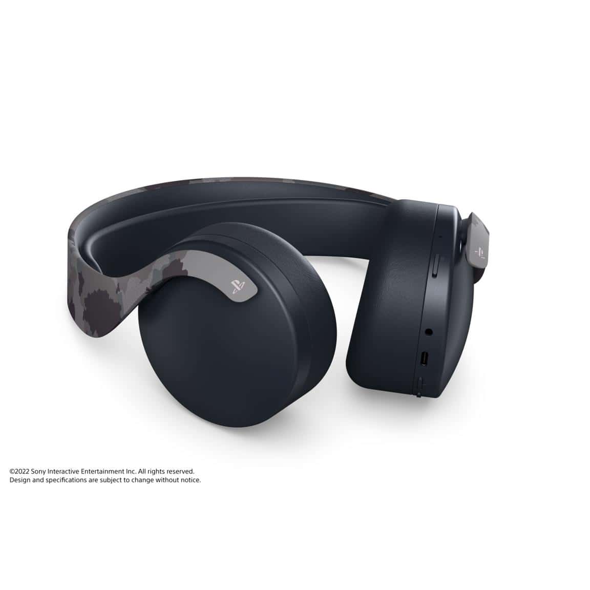 Wireless gaming headset with noise-canceling microphone.