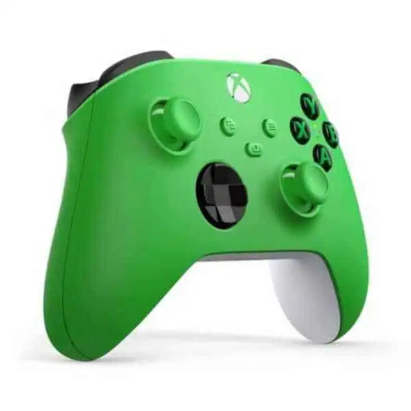 Velocity Green Xbox Series X wireless controller for gaming.