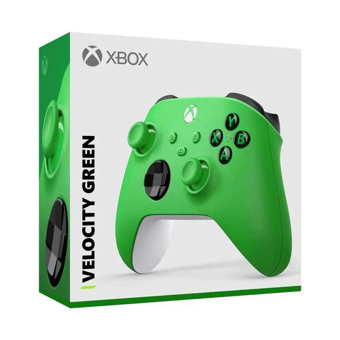Velocity Green Xbox Series X wireless controller for gaming.