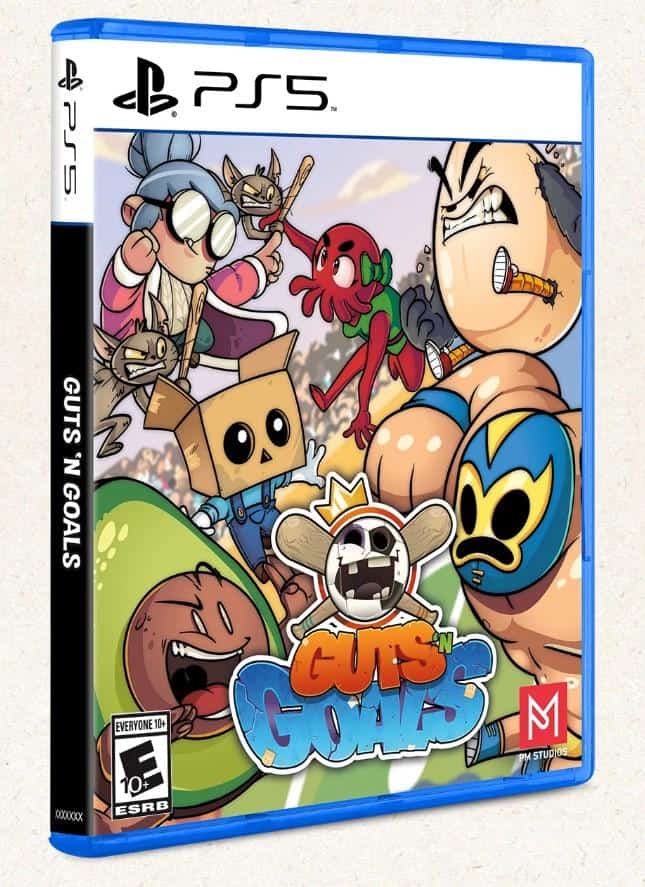 Vibrant Gameware PS5 game cover featuring colorful cartoon characters and dynamic action scene.