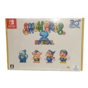Snow Bros. 2 Special Nintendo Switch game box, colorful cartoon characters, and logo.