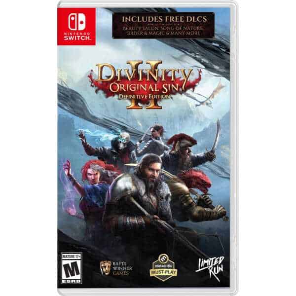 Original Sin II - Definitive Edition game cover for Nintendo Switch.