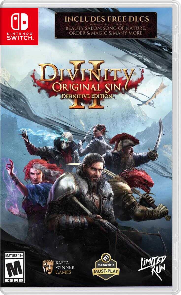 Original Sin II - Definitive Edition game cover for Nintendo Switch.
