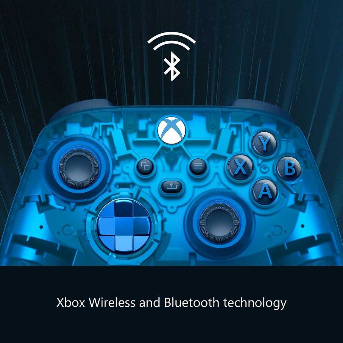 Sky Cipher Xbox Series X wireless controller with Bluetooth technology.