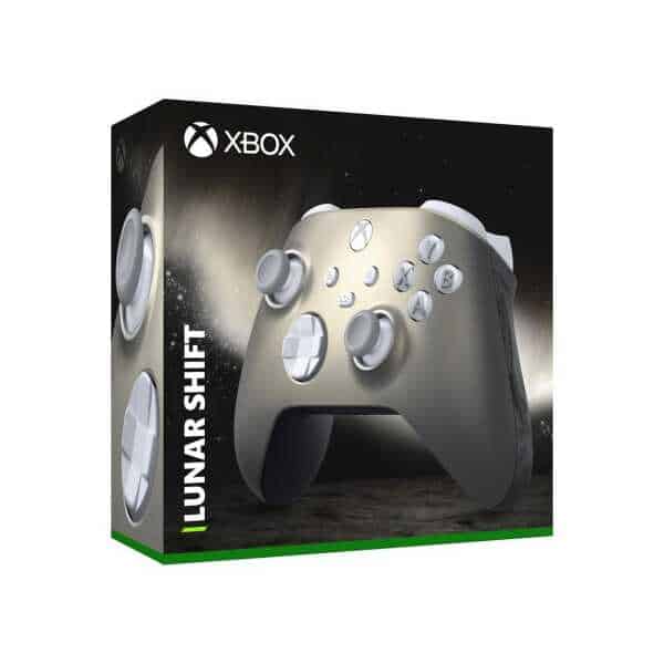 Lunar Shift Xbox Series X wireless controller with unique design.