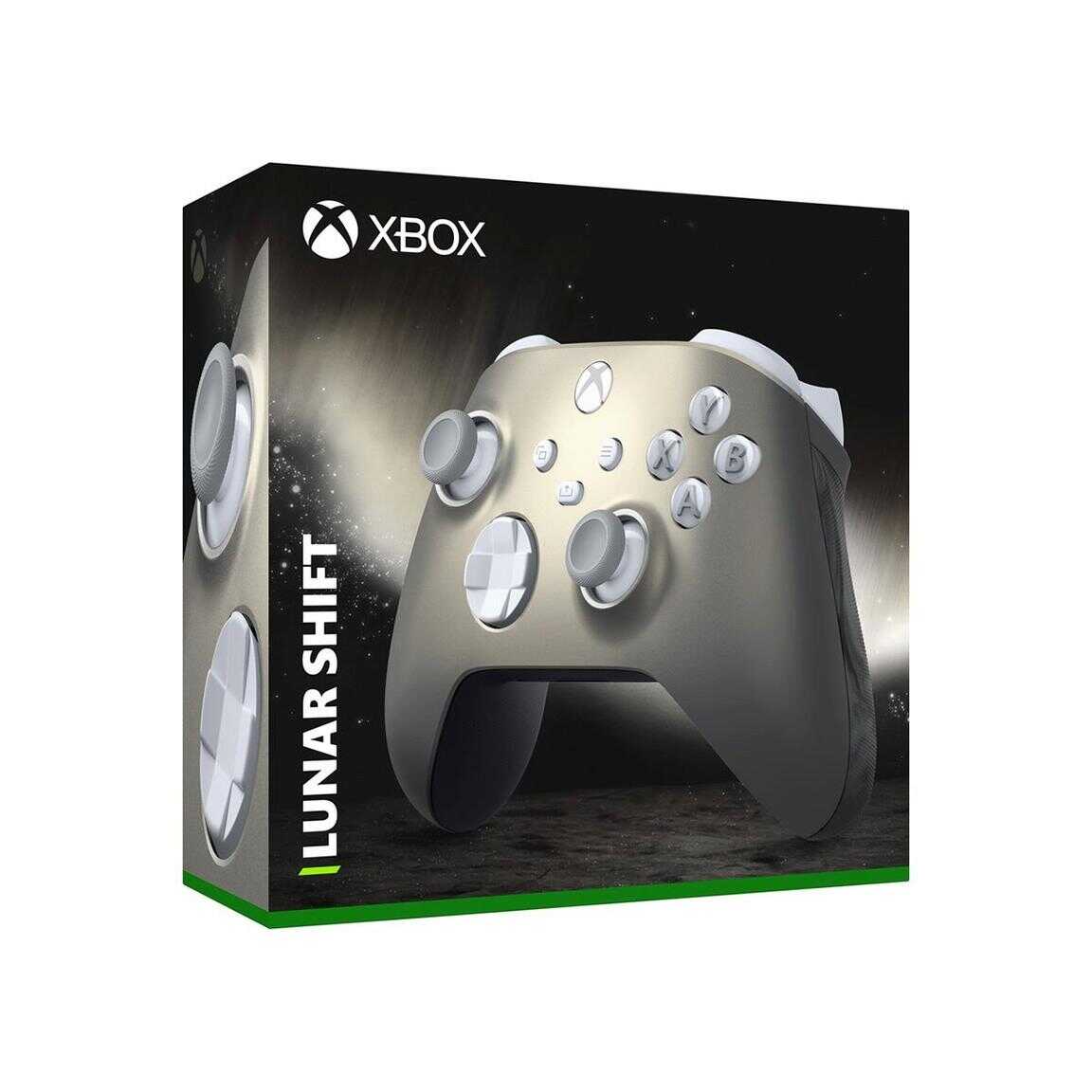 Lunar Shift Xbox Series X wireless controller with unique design.