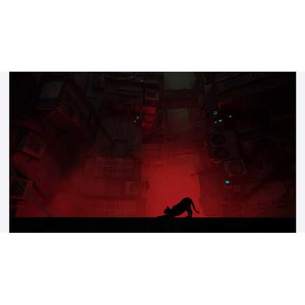 Cyberpunk city alley with neon lights and futuristic atmosphere.