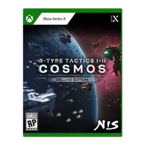 R-Type Tactics I & II Cosmos Xbox game cover with space battle scene.
