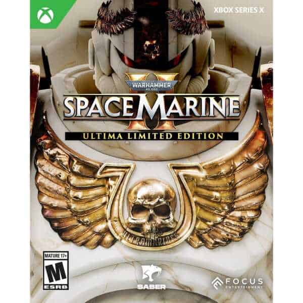 Warhammer 40,000 Space Marine 2 Ultima Limited Edition cover art.