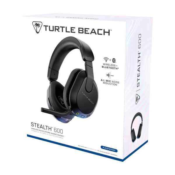 Wireless gaming headset with Bluetooth and noise reduction.