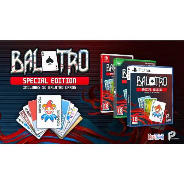 Balatro card game special edition with 10 Balatro cards, perfect for gaming and card game fans.