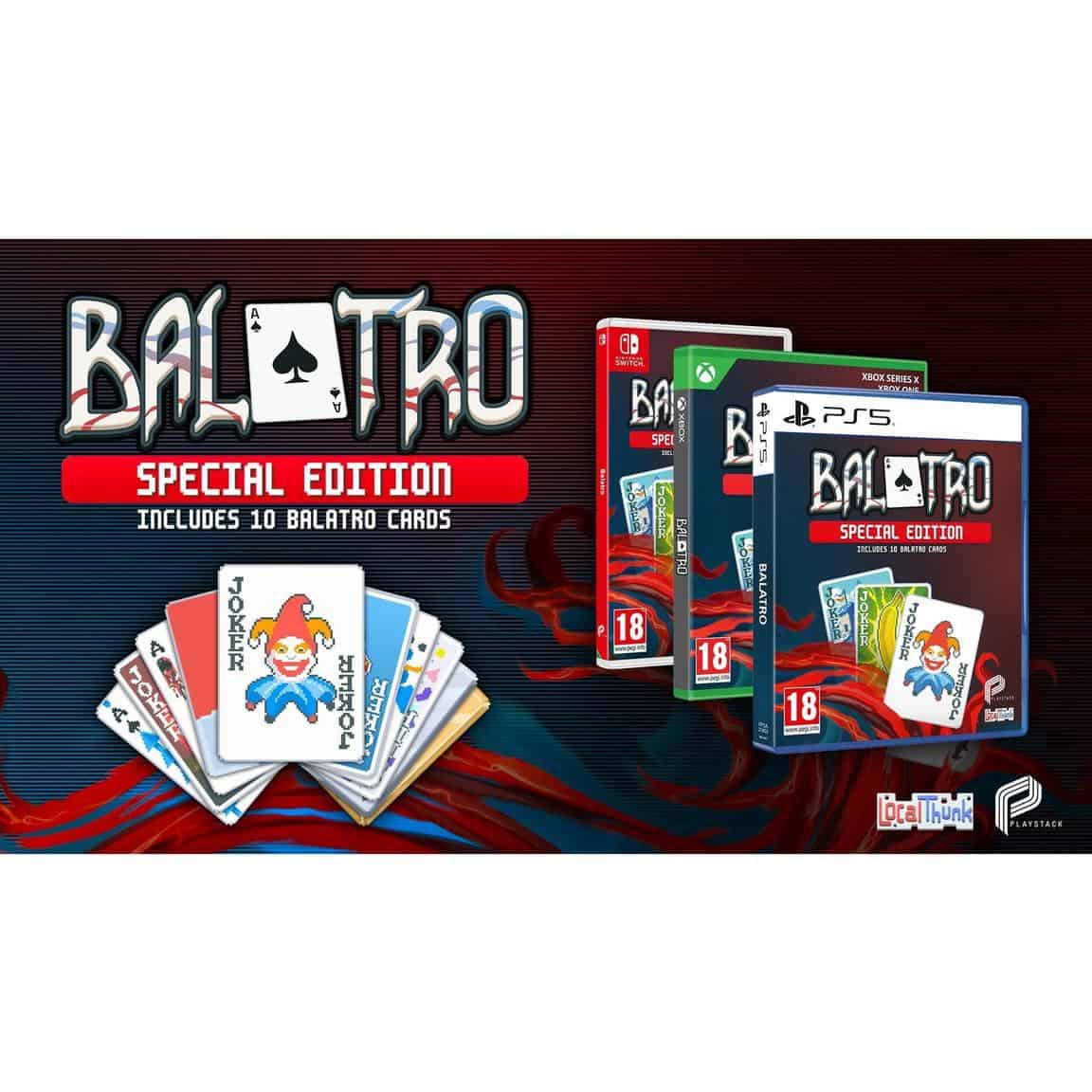 Balatro card game special edition with 10 Balatro cards, perfect for gaming and card game fans.