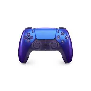 Blue PS5 DualSense wireless controller for PlayStation 5 gaming.