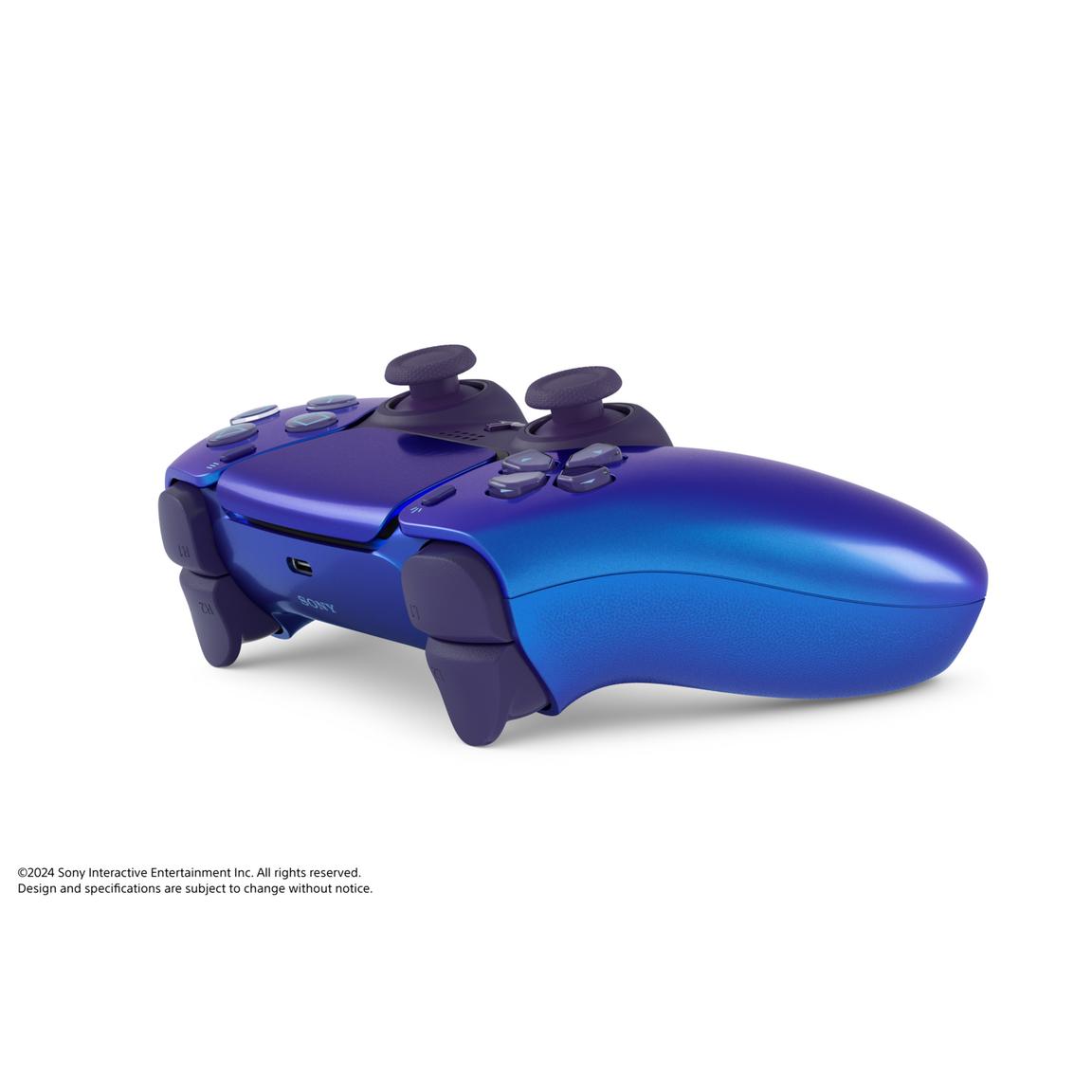 Wireless PlayStation controller with ergonomic design and responsive buttons.