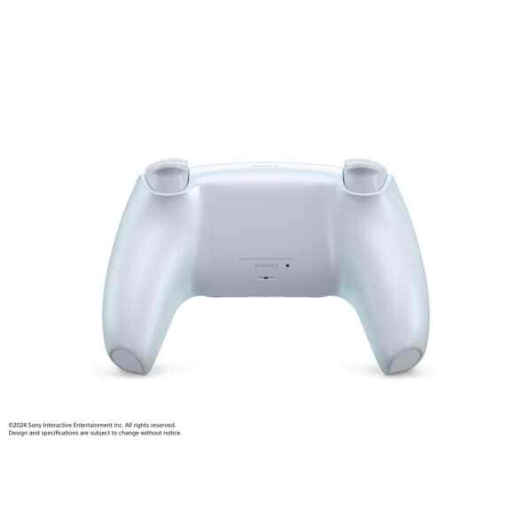 Wireless PlayStation controller for gaming, ergonomic design, compatible with PS5.