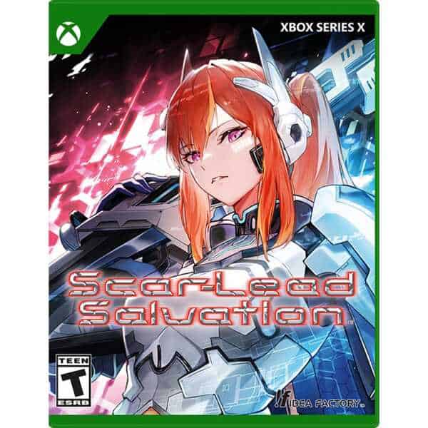 Scar-Lead Salvation sci-fi action game for Xbox Series X featuring a female protagonist in futuristi.
