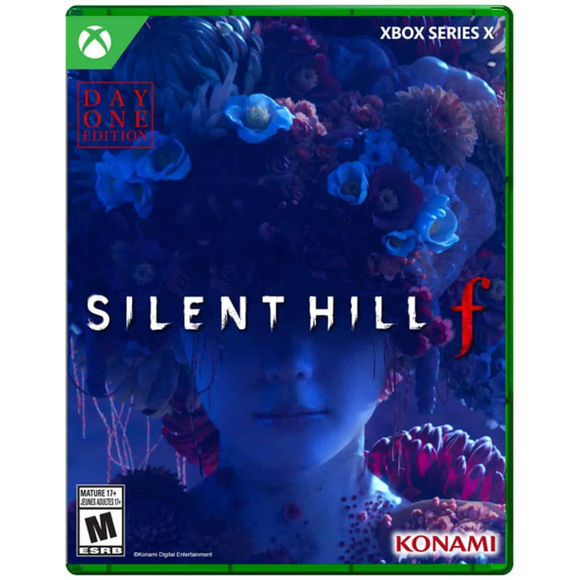 Silent Hill f horror game for Xbox Series X with dark, eerie atmosphere and haunting visuals.