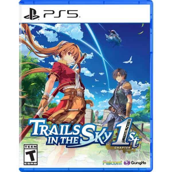 Gameware PS5 game cover featuring Trails in the Sky 1st Chapter characters and artwork.