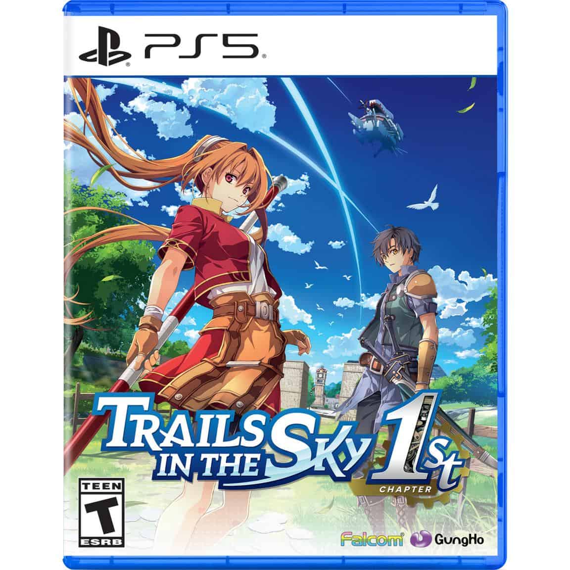 Gameware PS5 game cover featuring Trails in the Sky 1st Chapter characters and artwork.