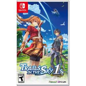 Trails in the Sky 1st Chapter game cover for Nintendo Switch, featuring characters Estelle and Joshu.