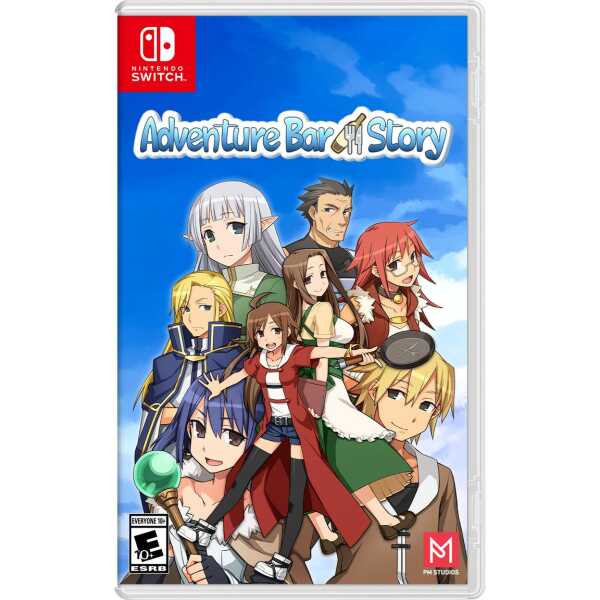 Adventure Bar Story game cover with fantasy characters for Nintendo Switch.
