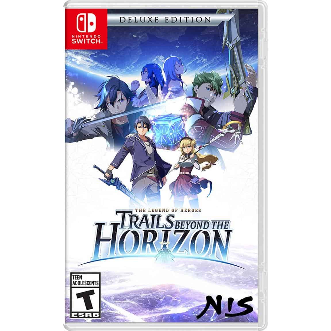 Deluxe Edition game cover for The Legend of Heroes: Trails Beyond the Horizon for Nintendo Switch.
