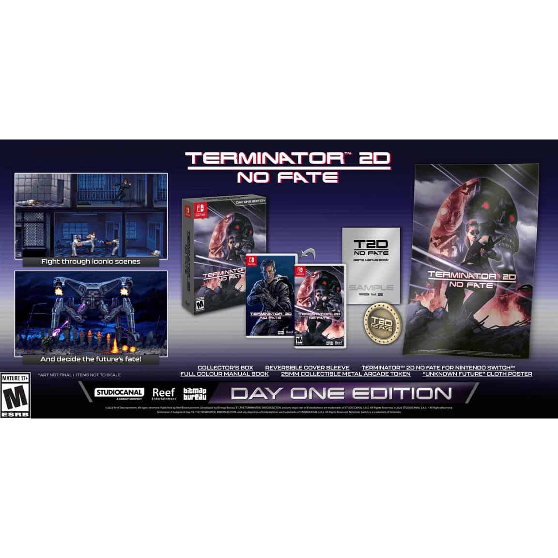 Iconic Terminator 2D gameware for collectors.