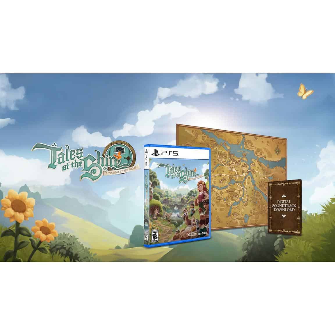 Explore the world of Middle-earth with Tales of the Shire game on PS5. Includes game, map, and sound.