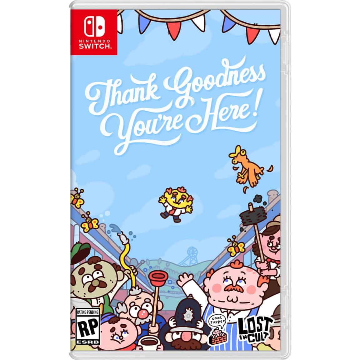 Gameware Nintendo Switch game cover with colorful cartoon characters.