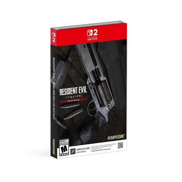 Steelbook case for Resident Evil Requiem on Nintendo Switch.