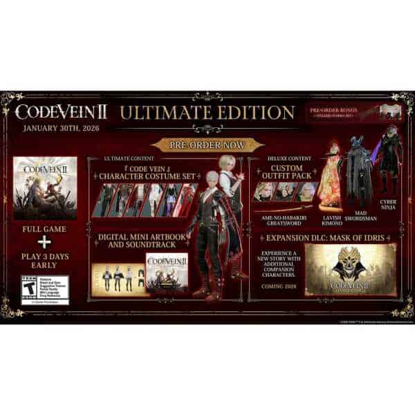 Pre-order now for exclusive content and bonuses.