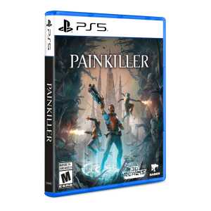 Painkiller PS5 game cover with intense action scene.