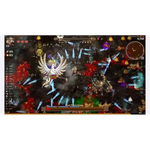 Intense battle scene from Nordic Ashes: The Complete Saga with characters fighting enemies.