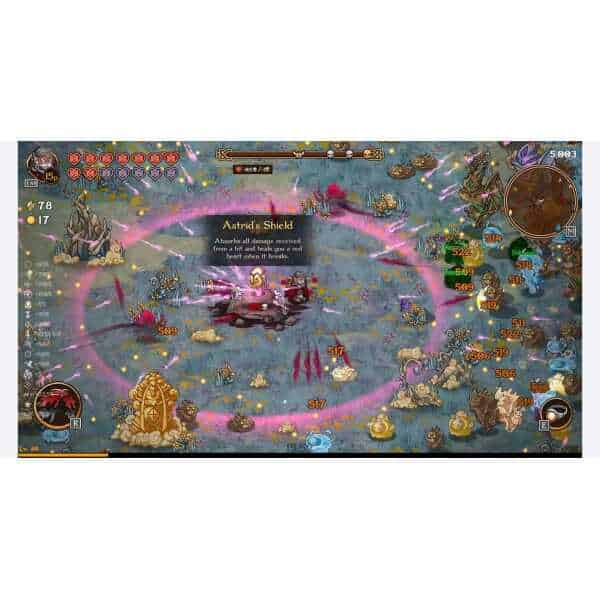 Epic battle scene from Nordic Ashes: The Complete Saga showcasing intense combat and fantasy element.