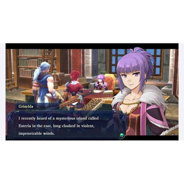 Mysterious island Esteria with characters from Ys Memoire game.