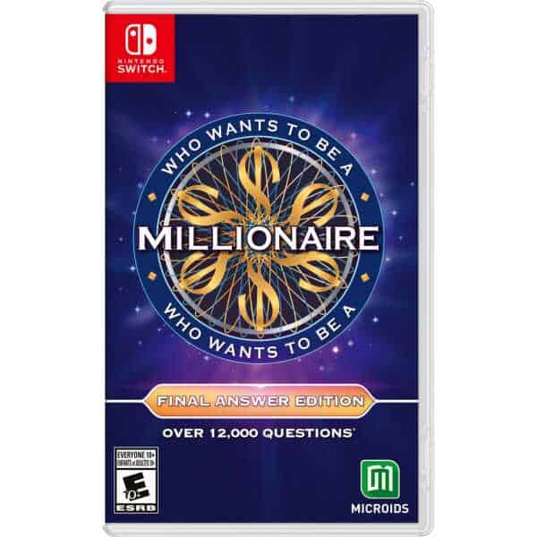 Gameware Who Wants To Be A Millionaire Final Answer Edition Nintendo Switch game.