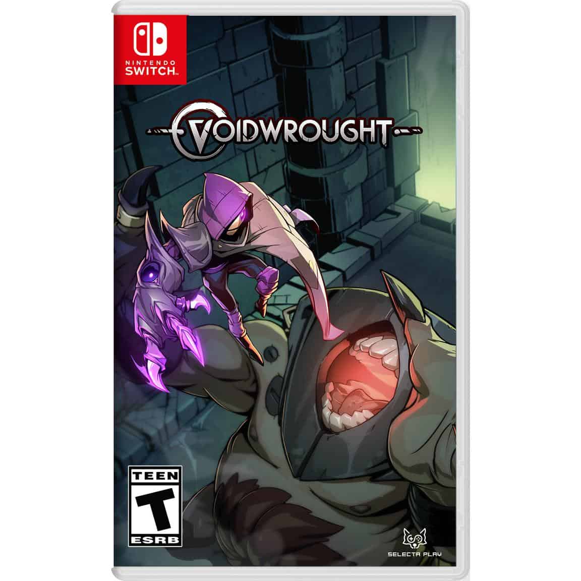 Action RPG game Voidwrought for Nintendo Switch with dark fantasy art.
