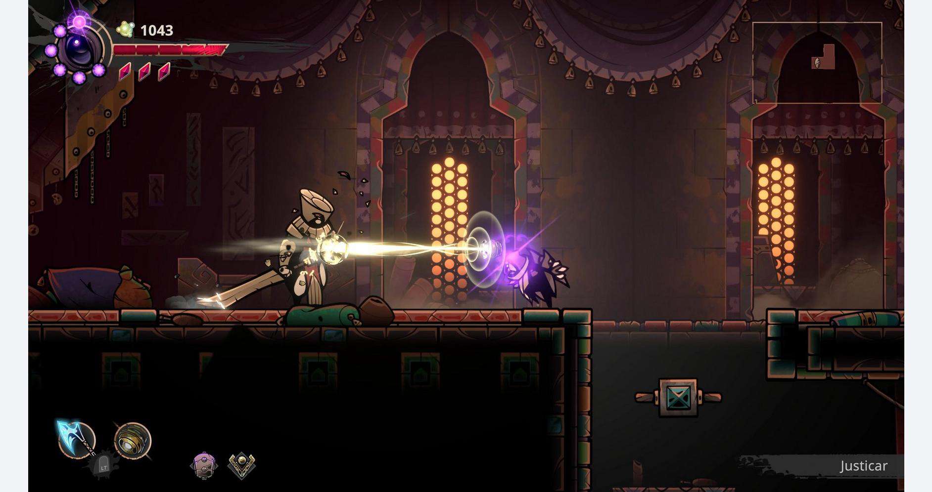 Action scene from Voidwrought Collector's Edition showing intense combat gameplay.