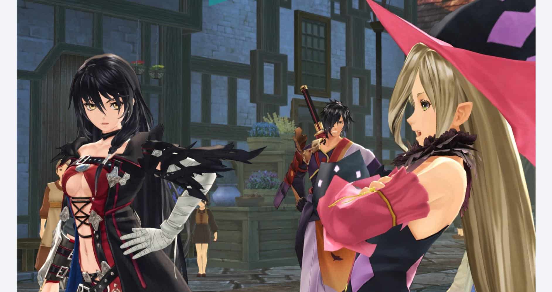 Characters from Tales of Berseria REMASTERED in a game scene.