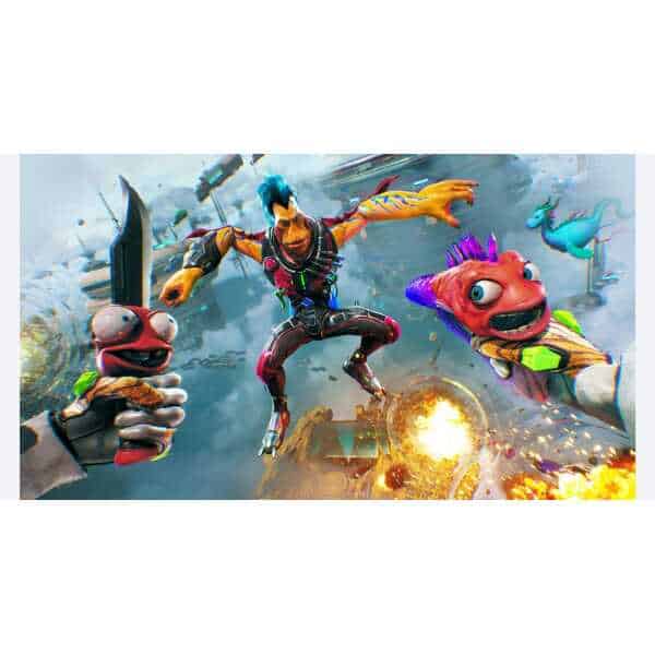 Action-packed scene from High on Life 2 featuring colorful characters and explosive gameplay.