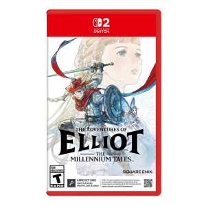 Nintendo Switch game cover for The Adventures of Elliot: The Millennium Tales, featuring a young gir.