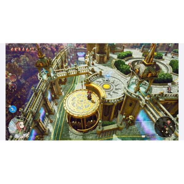 Epic fantasy cityscape from The Adventures of Elliot game by Gameware.