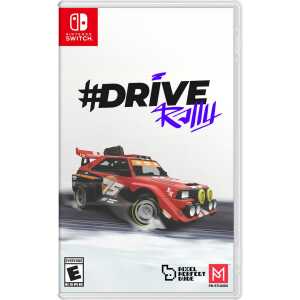 Rally racing game titled #DRIVE Rally for Nintendo Switch with a red rally car on the cover.