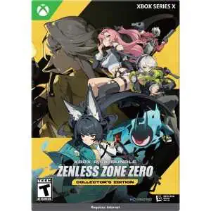 Cover art for Zenless Zone Zero Collector's Edition Xbox game bundle.