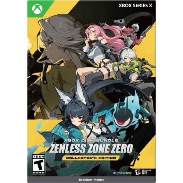 Cover art for Zenless Zone Zero Collector's Edition Xbox game bundle.