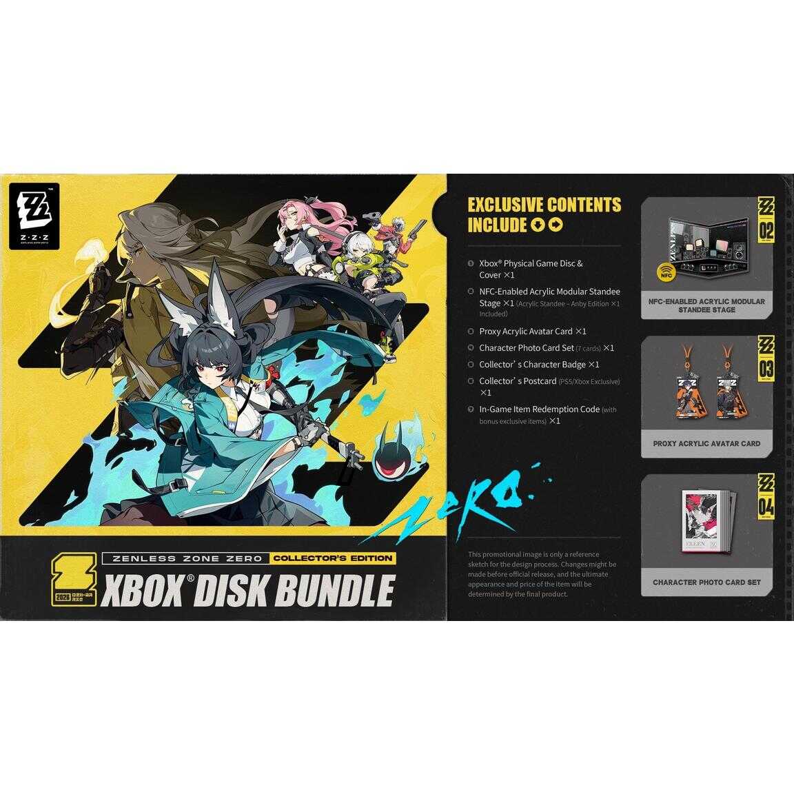 Zenless Zone Zero Collector's Edition Xbox game bundle with exclusive content.