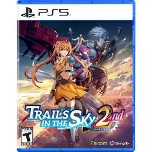 Trails in the Sky 2nd Chapter game cover for PS5 with characters and artwork.
